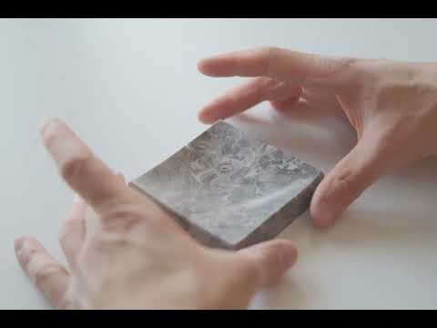 Handmade Patinated Tundra Grey Marble Dish