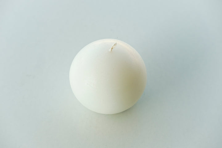 Sphere Candle - White - Bonheim