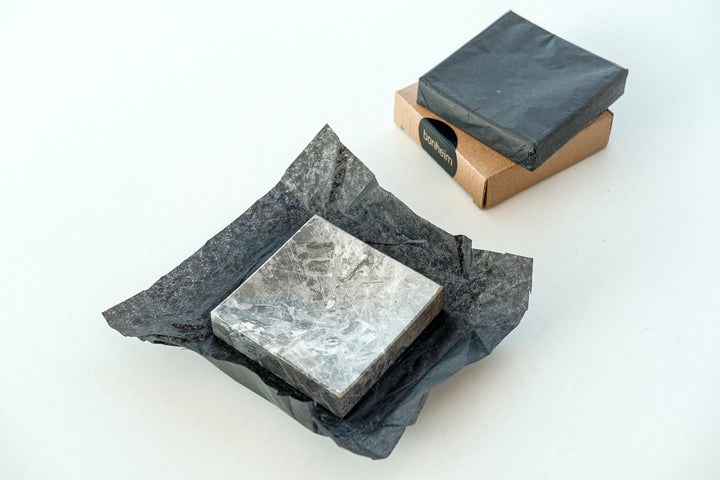 Handmade Patinated Tundra Grey Marble Dish - Bonheim