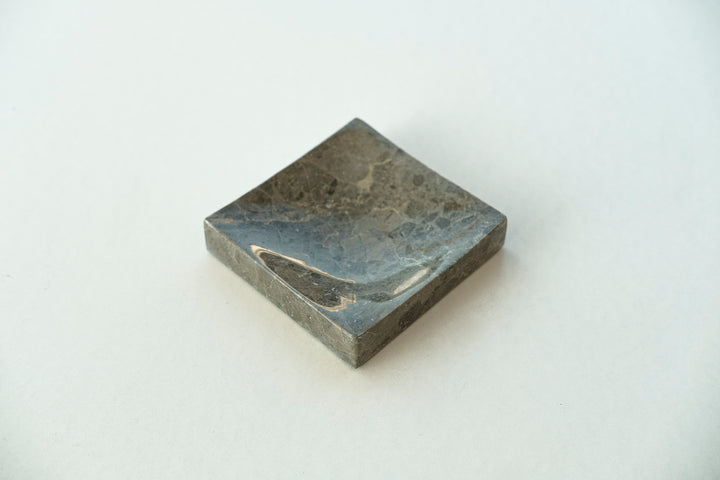 Handmade Polished Savannah Grey Marble Dish - Bonheim