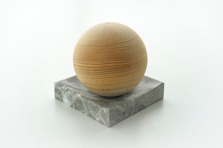 Handmade Patinated Tundra Grey Marble Dish - Bonheim