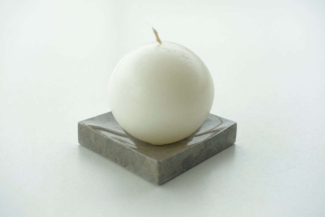 Handmade Polished Savannah Grey Marble Dish - Bonheim