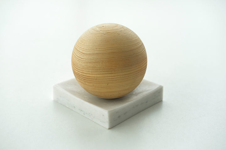 Handmade Patinated Sivec White Marble Dish - Bonheim